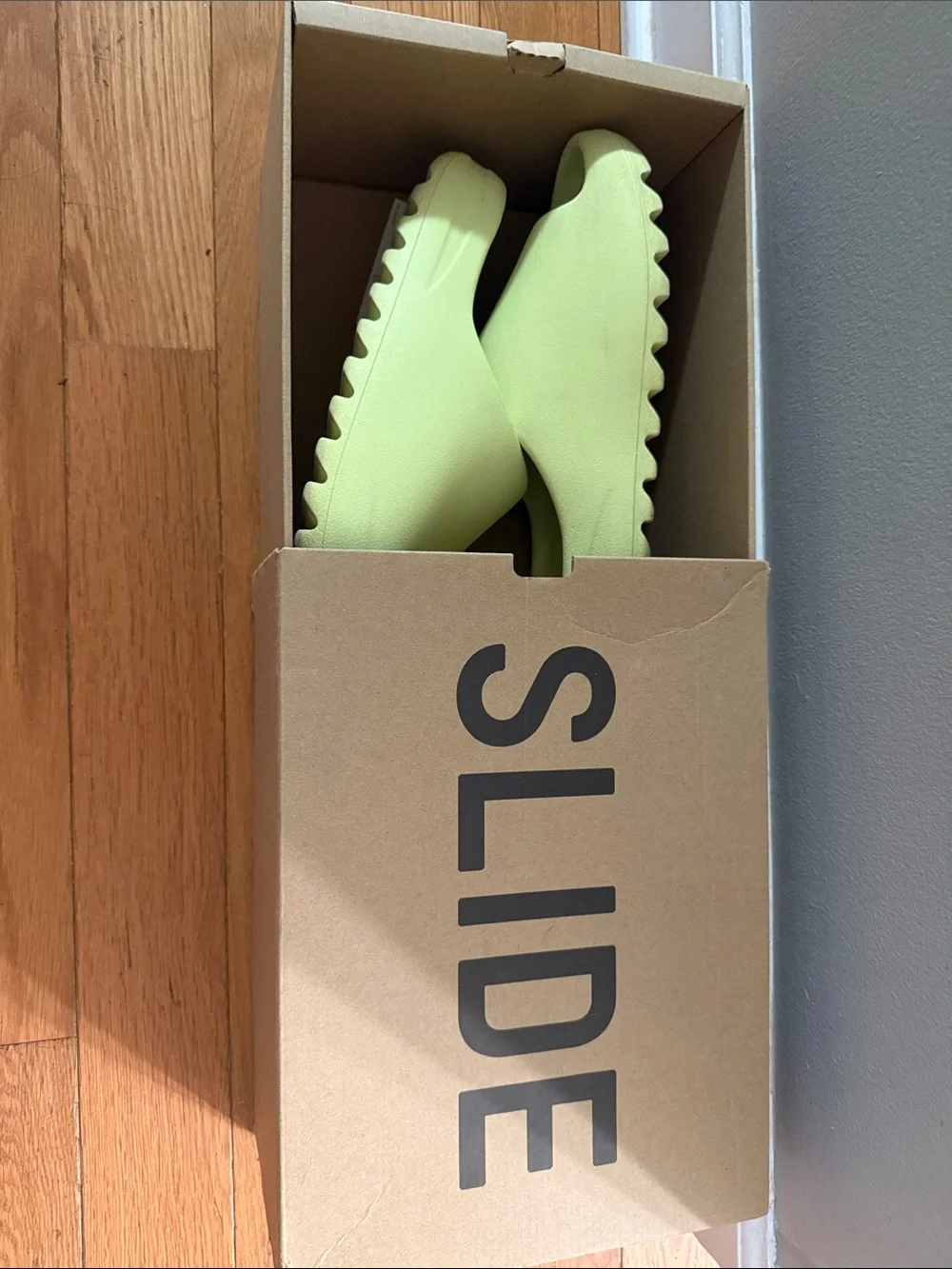adidas Yeezy Slide Lime Green Foam Slip-Ons